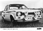 Escort Mk1 Mexico. Black & white factory photograph. Stamped 15MAR1973 on the back.